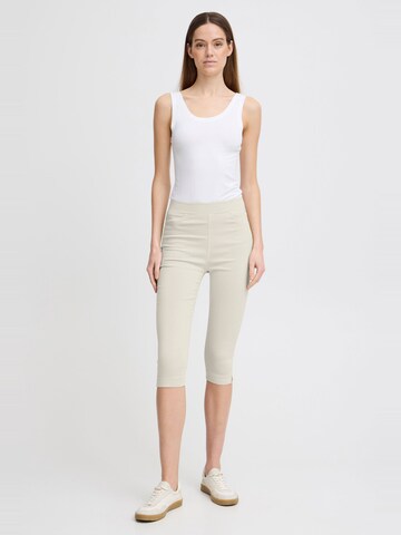 Oxmo Skinny Hose 'KEANA' in Beige