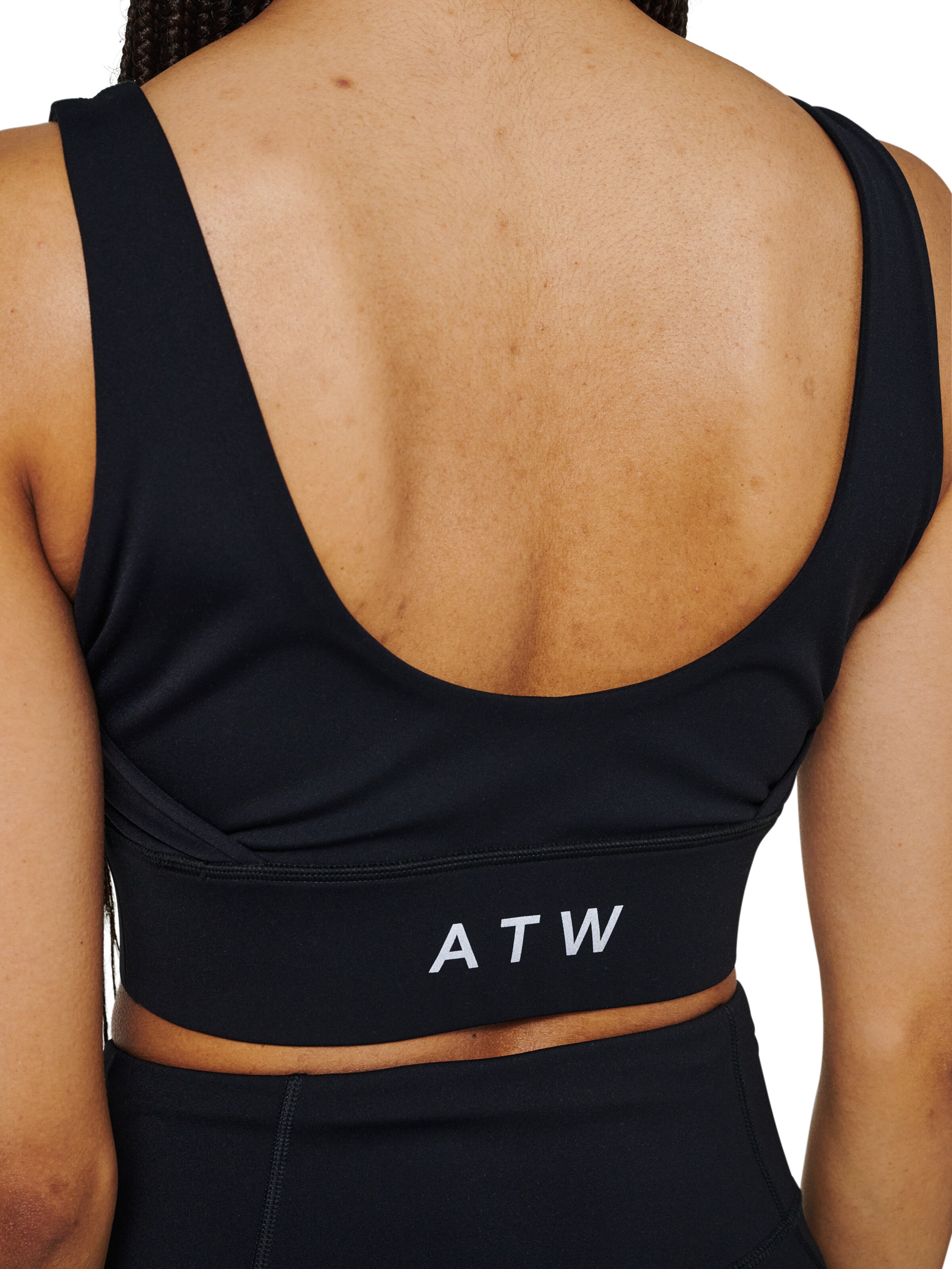 HALO Bustier Sporttop in Zwart