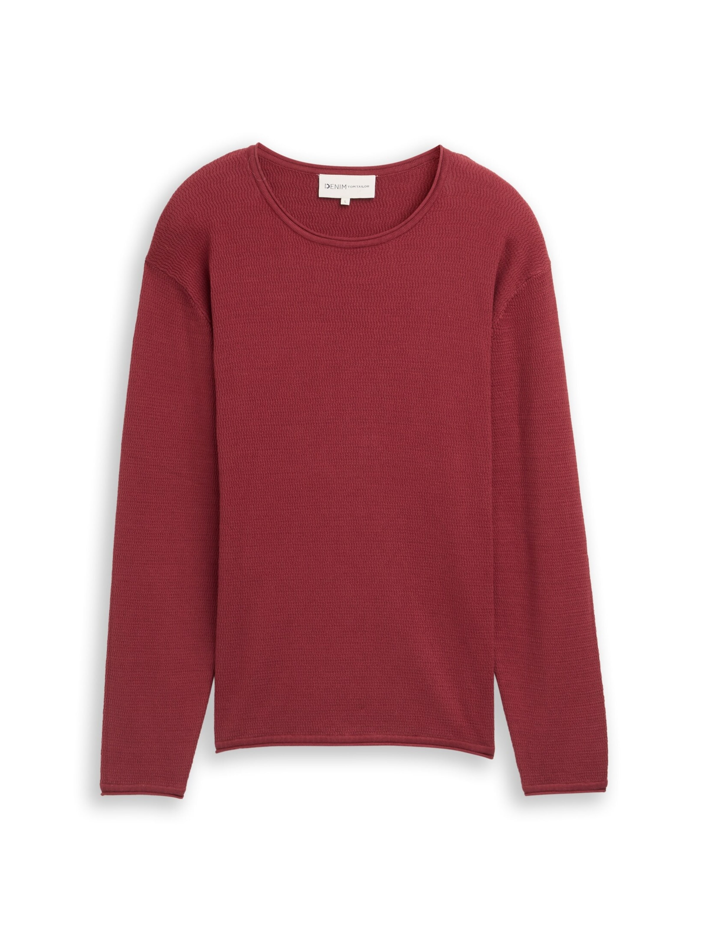 TOM TAILOR DENIM Pullover in Rot: Vorderseite