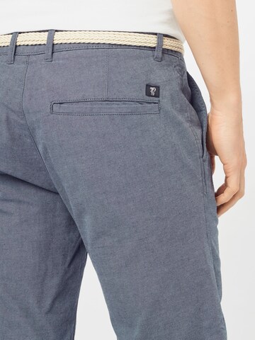 TOM TAILOR DENIM Slimfit Chino nadrág - kék