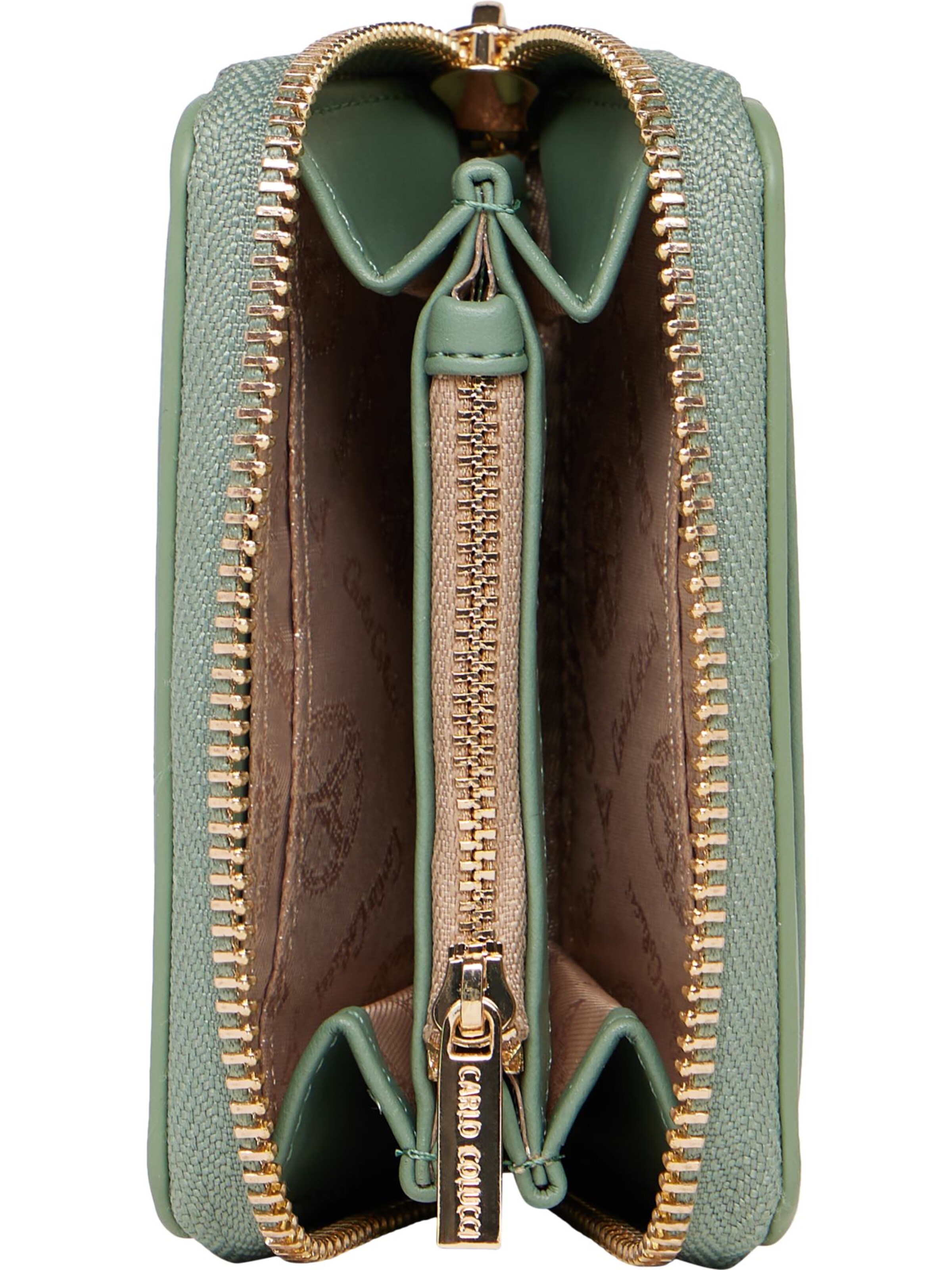 Carlo Colucci Portemonnaie ' Devescovi ' in Grün