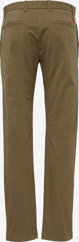HUGOregular Chino hlače 'David' - zelena boja