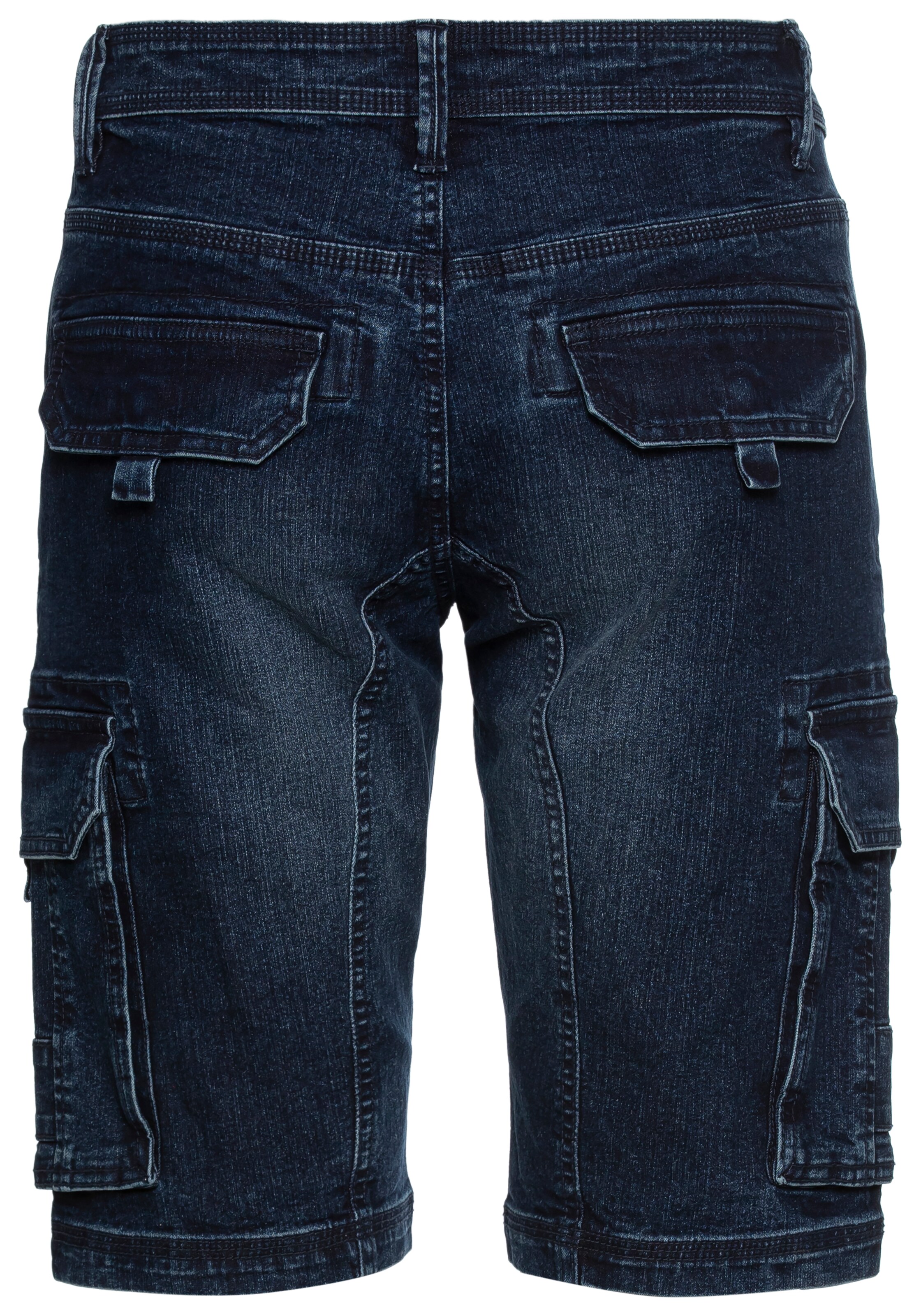 H.I.S Regular Cargohose in Blau