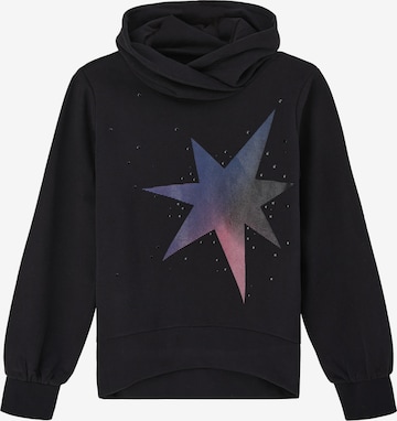 s.Oliver Sweatshirt in Zwart: voorkant