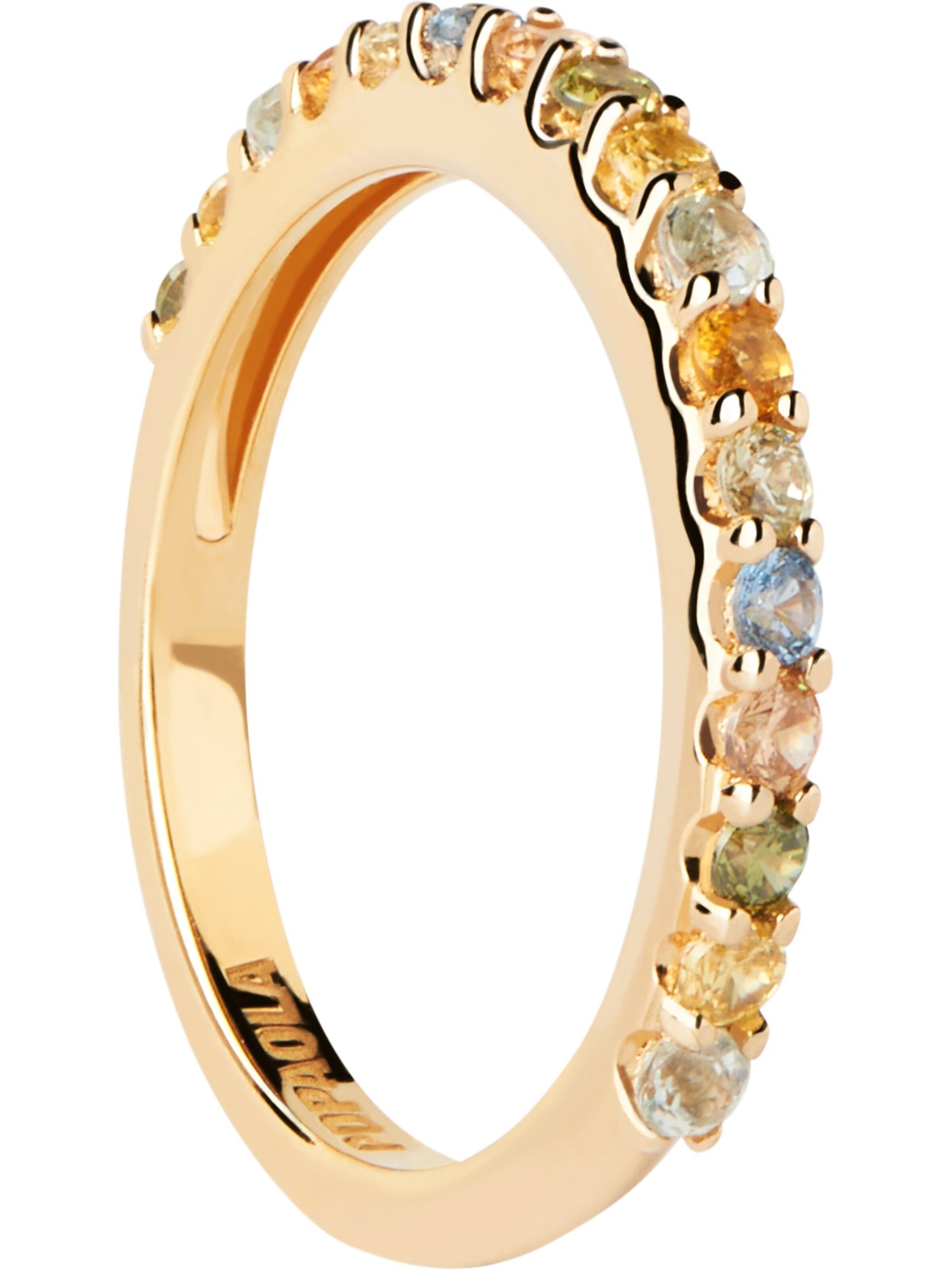 P D PAOLA Ring in Gold: Vorderseite