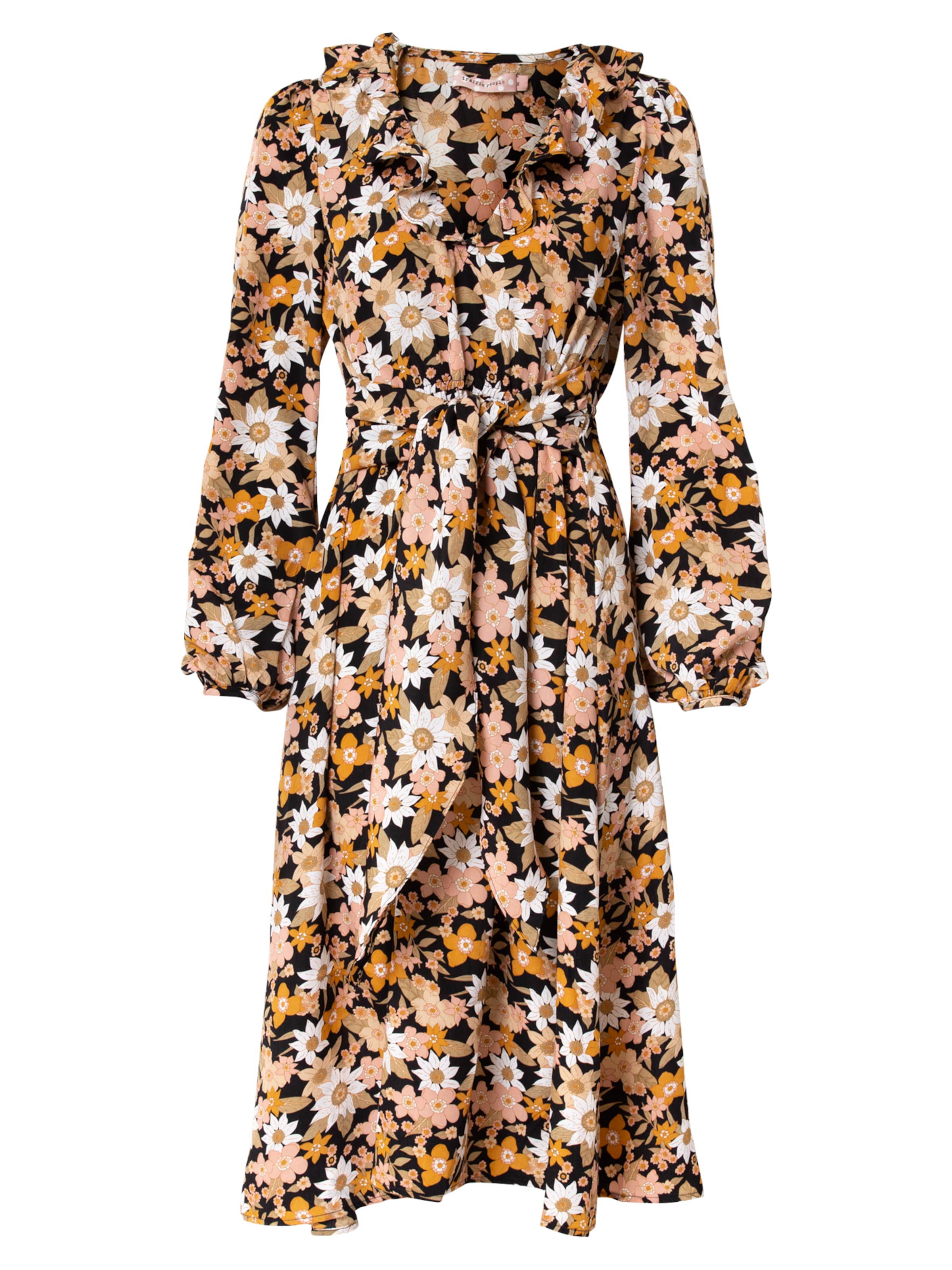 Traffic People Dress &#x27;Cinch&#x27; in Black: front