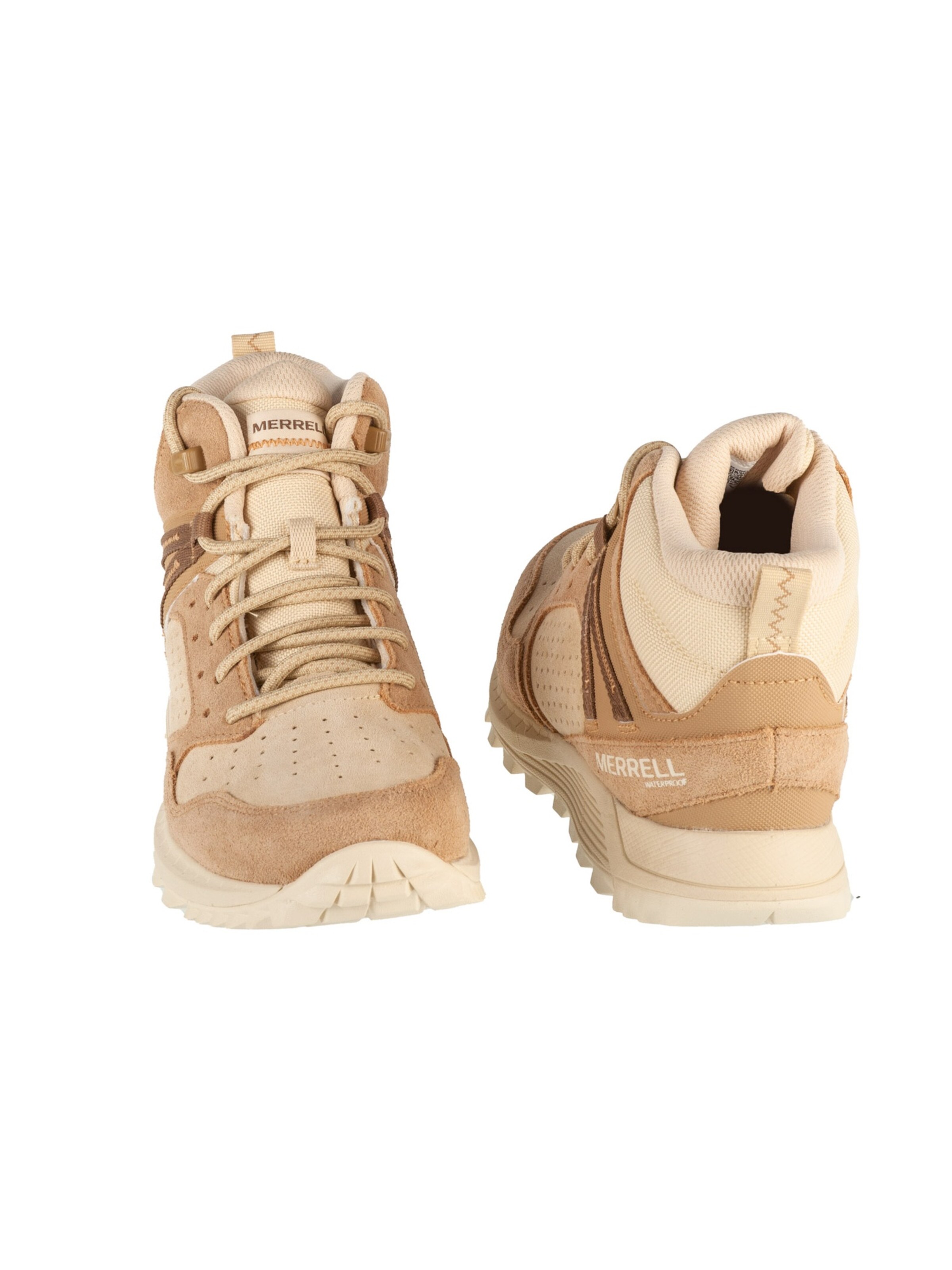 MERRELL Boots 'Merrell Wildwood Mid Leather WP' in Beige