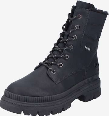 Bottines à lacets Rieker en noir : devant