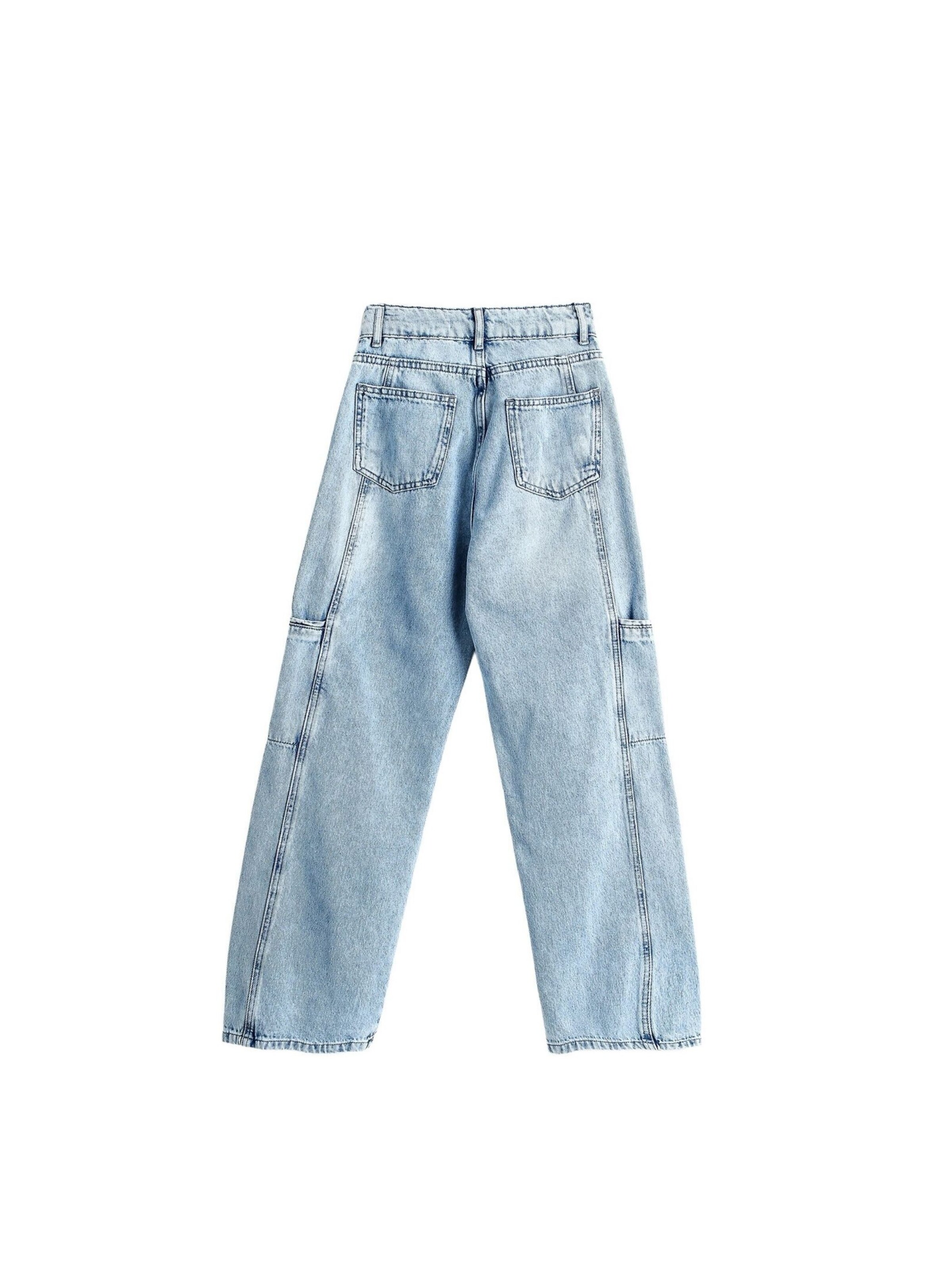 Solang Wide Leg Hose Wide-Leg Jeans in Blau