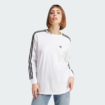 ADIDAS ORIGINALS Shirt 'Adicolor Classics' in Weiß: predná strana