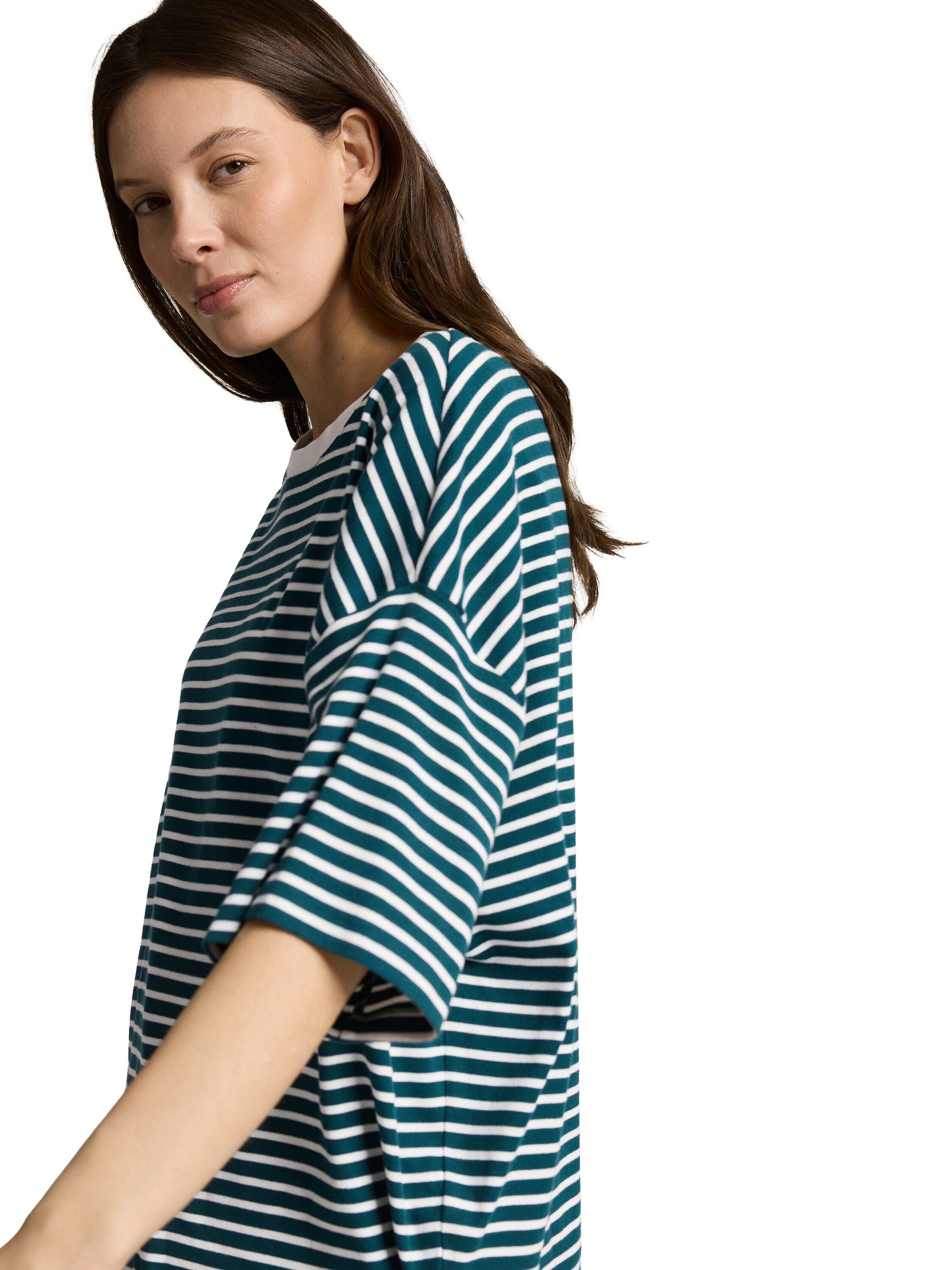 TOM TAILOR Oversized bluse i grøn