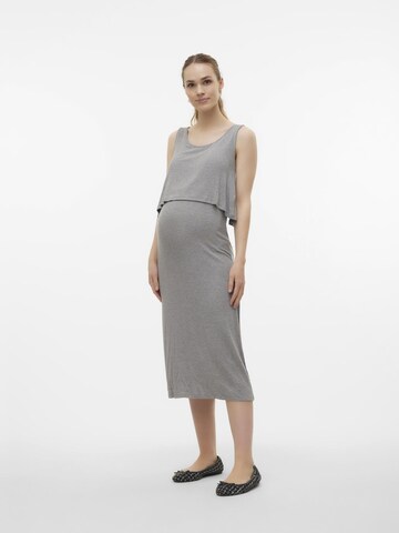 MAMALICIOUS Dress 'BRYNJA JUNE' in Grey