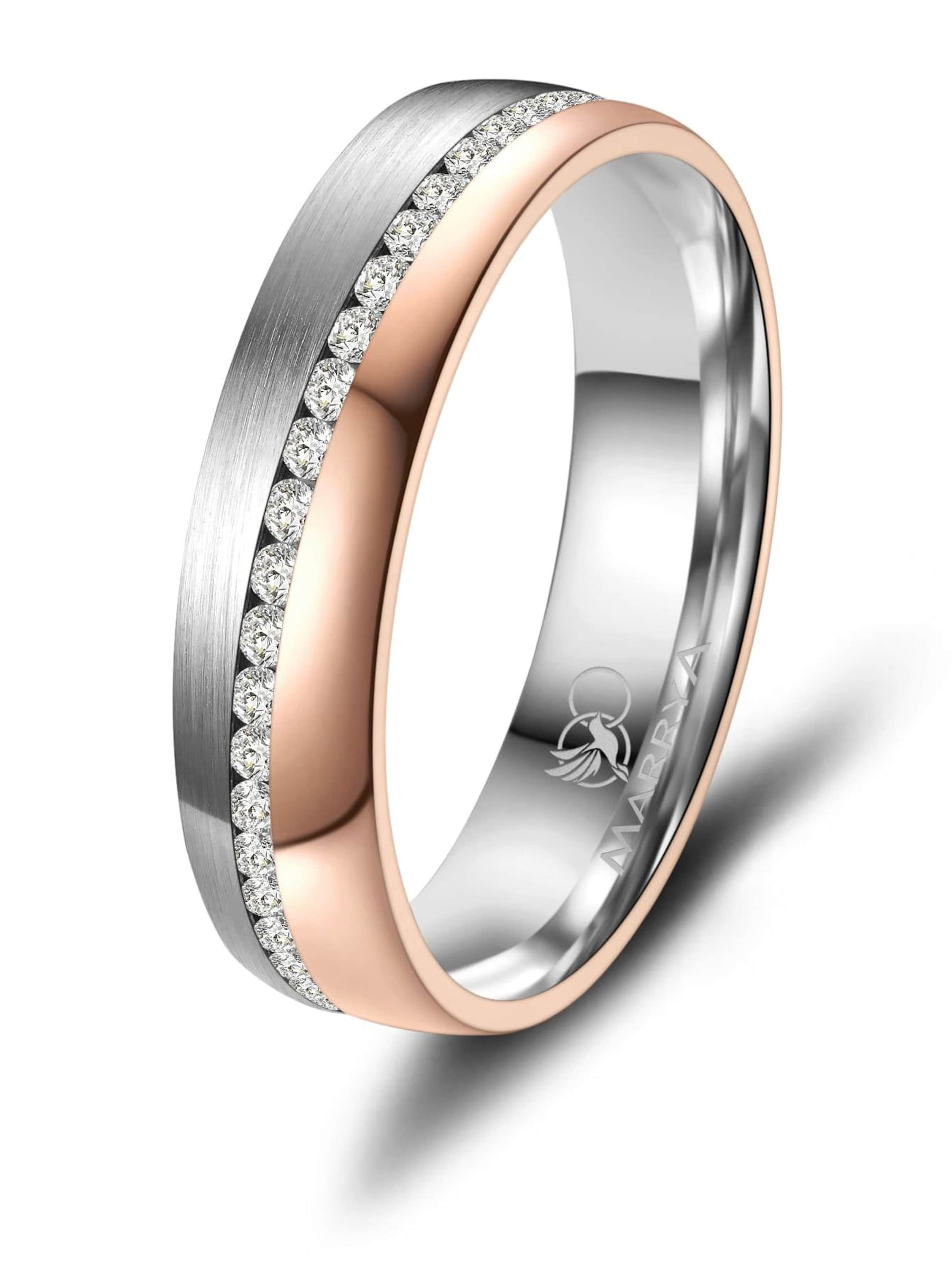 MARRYA Ring 'MARRYA TI-27 Ehering aus Titan' in Silver