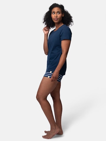 greenjama Pajama Shirt 'Single Jersey' in Blue