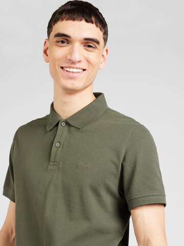 s.Oliver Poloshirt in Grün