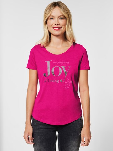 STREET ONE T-Shirt in Pink: Vorderseite