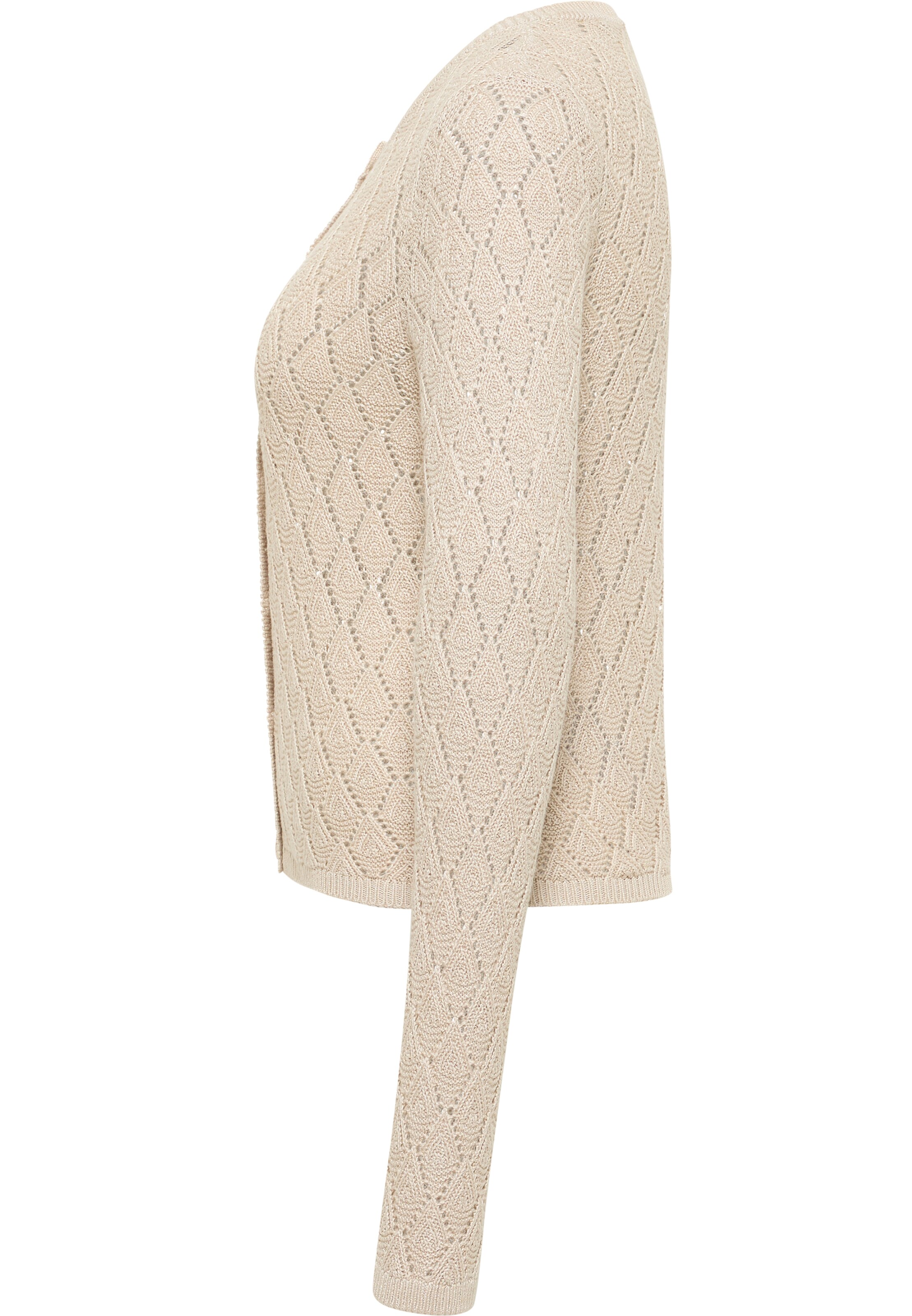 MUSTANG Strickjacke 'Dorothy' in Beige