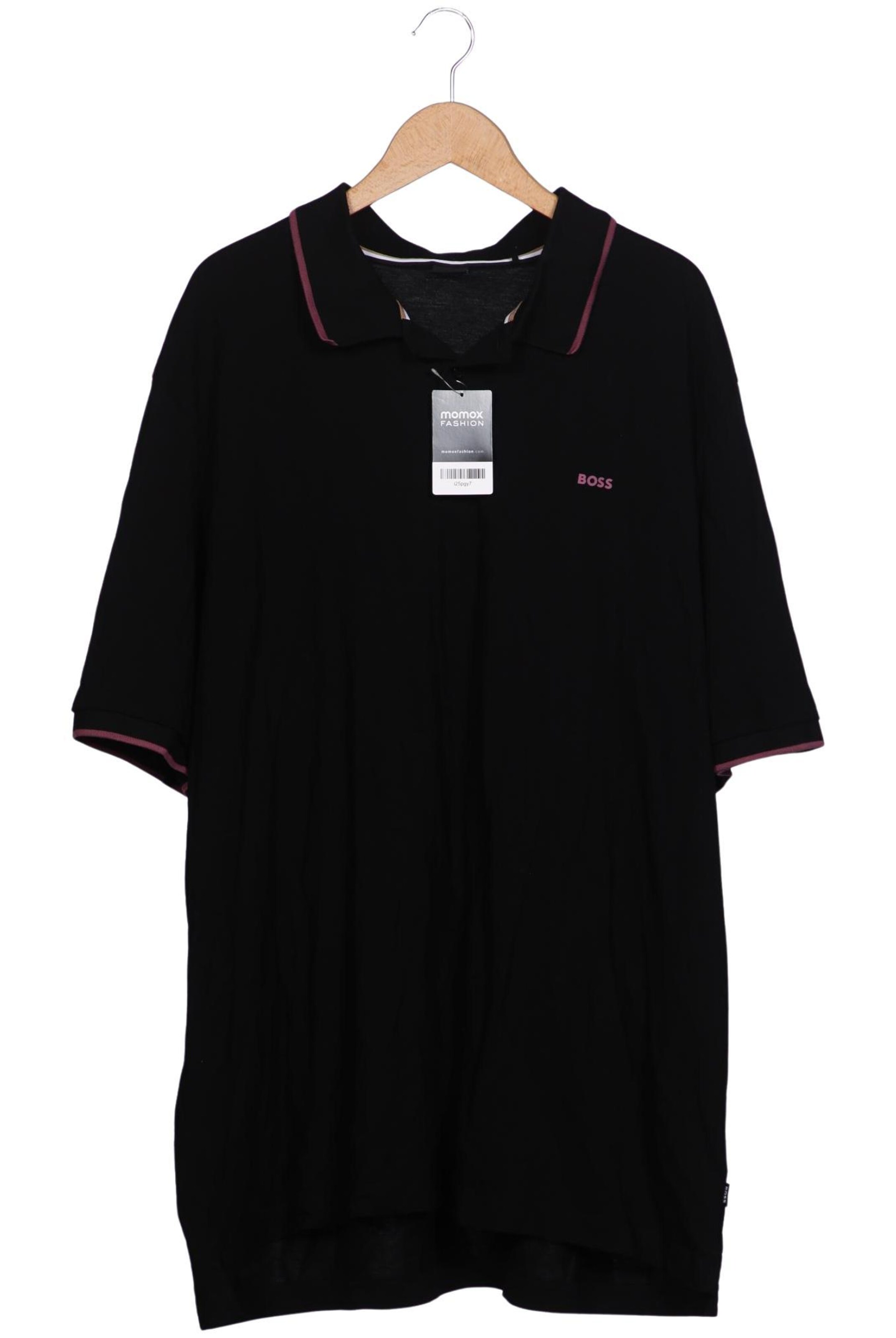 BOSS Black Poloshirt 6XL in Schwarz: Vorderseite