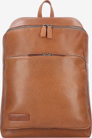 Plevier Backpack 'Amaril' in Brown: front