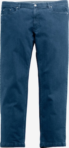 Men Plus Jeans in Blauw: voorkant