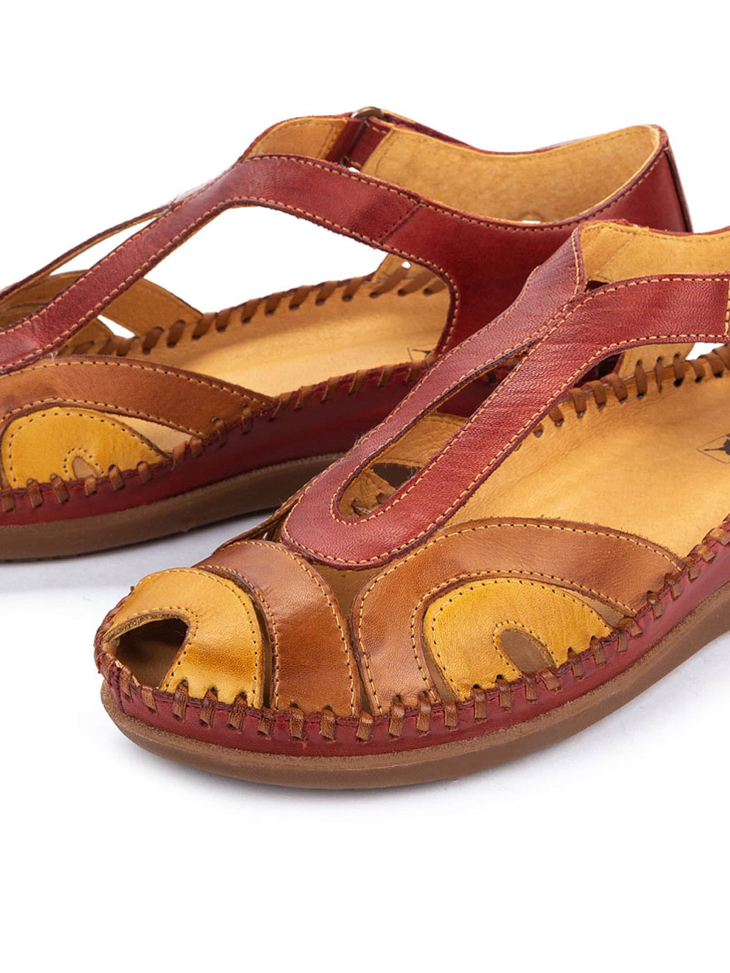 PIKOLINOS Sandaalit 'Cadaques' värissä punainen