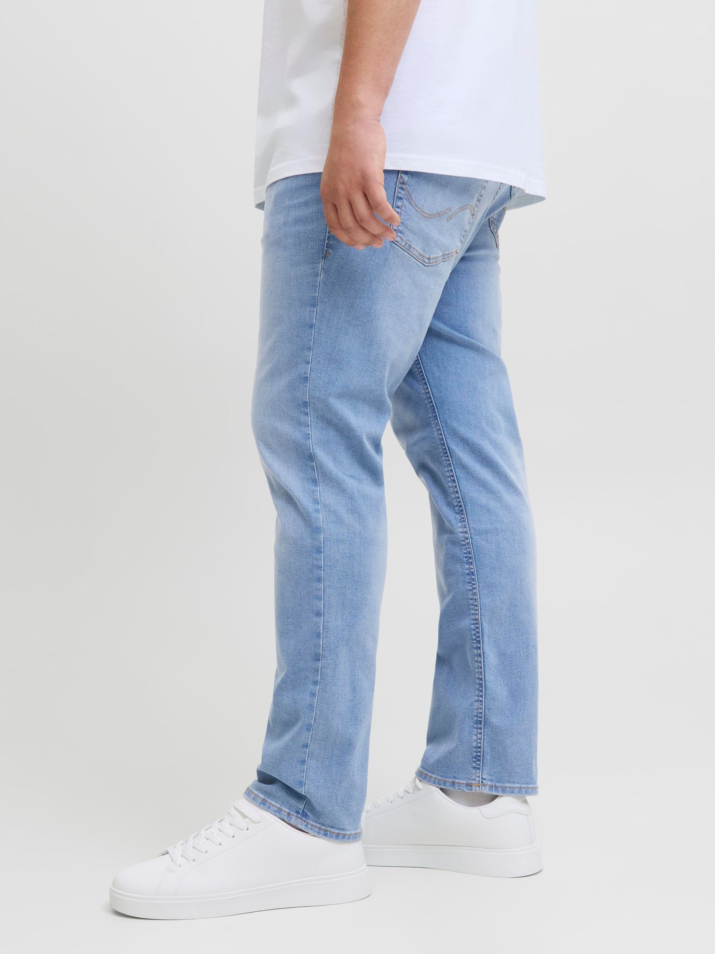 Jack & Jones Plus Slimfit Jeans 'JJGlenn' pe Albastru Deschis
