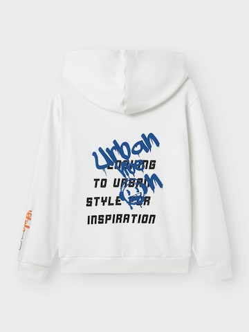 NAME IT - Sudadera 'NKMLUCIAN' en blanco