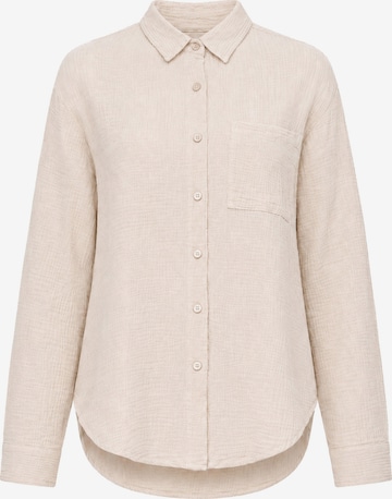 SASSYCLASSY Blouse in Beige: front