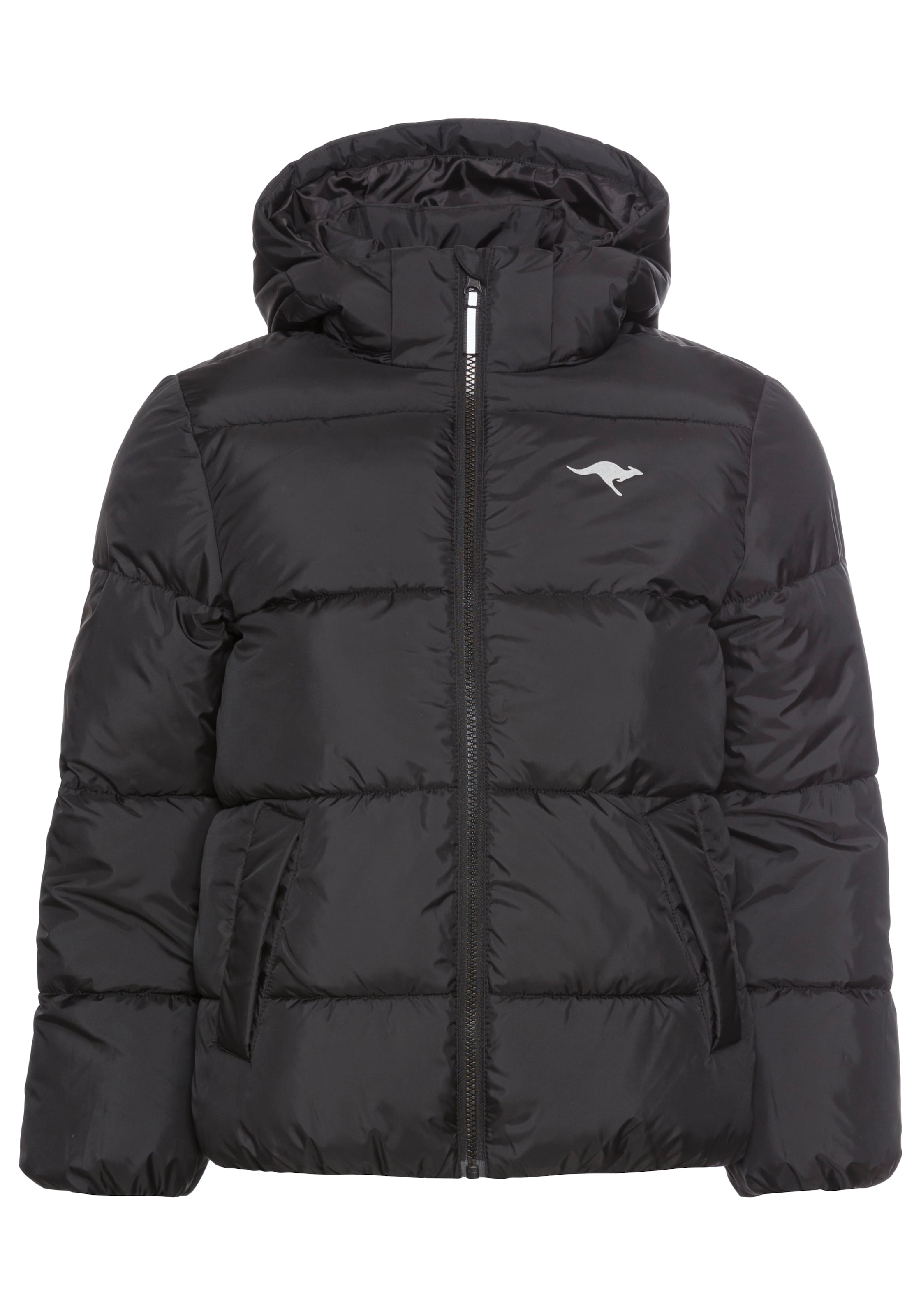 KangaROOS Winterjacke in Schwarz: Vorderseite