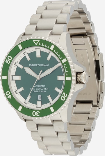 Emporio Armani Analoginen kello koossa One Size värissä vihreä / petrooli / hopea, Tuotenäkymä