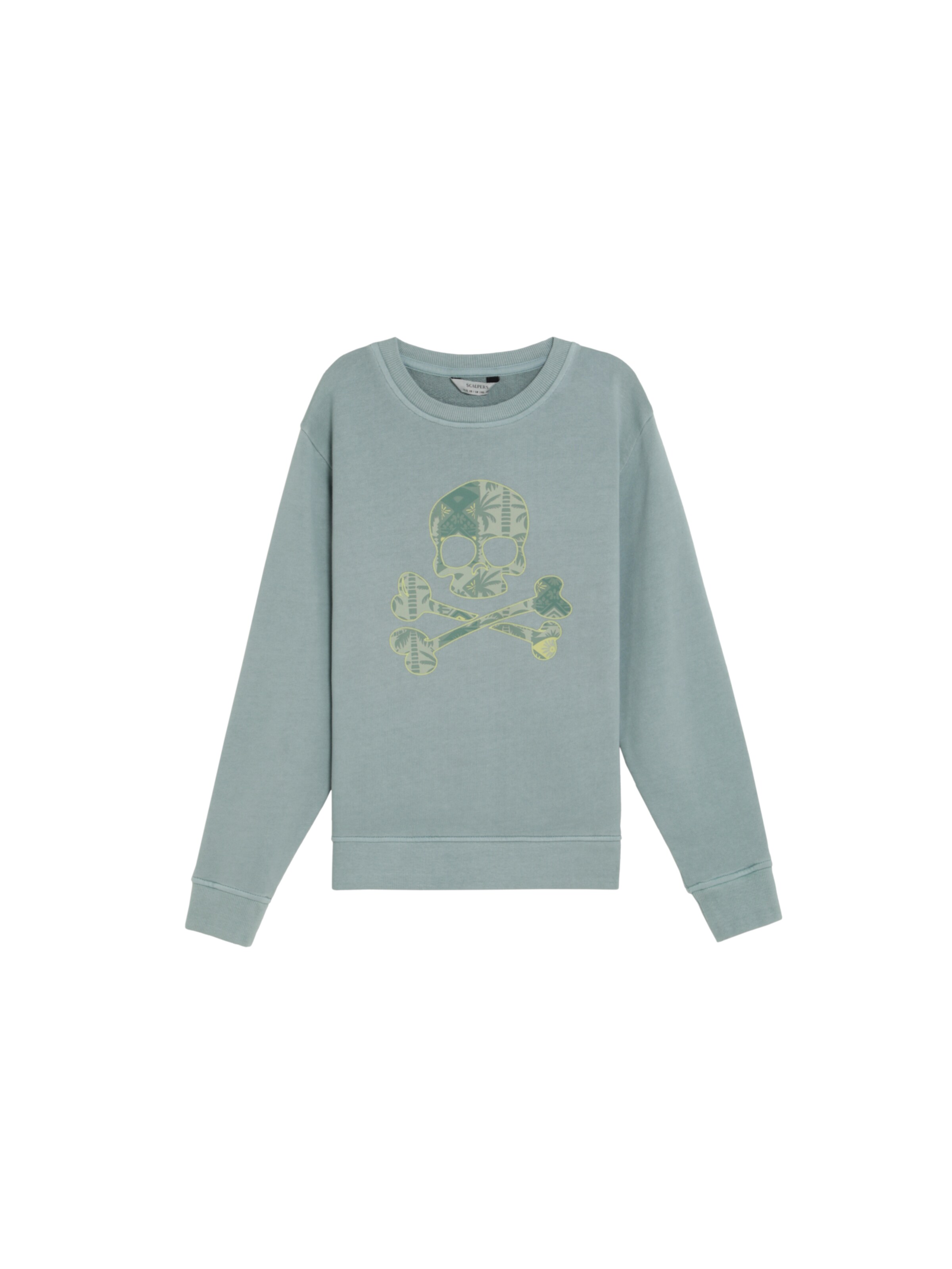 Scalpers Mikina ' ' – modrá: přední strana