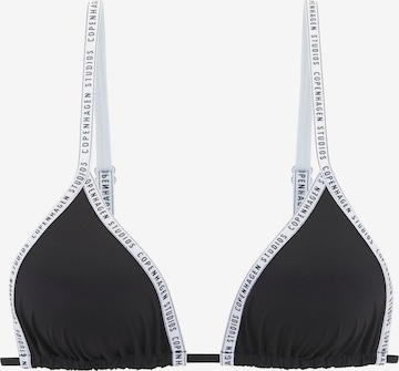 Copenhagen StudiosTrokutasti Bikini gornji dio - crna boja: prednji dio