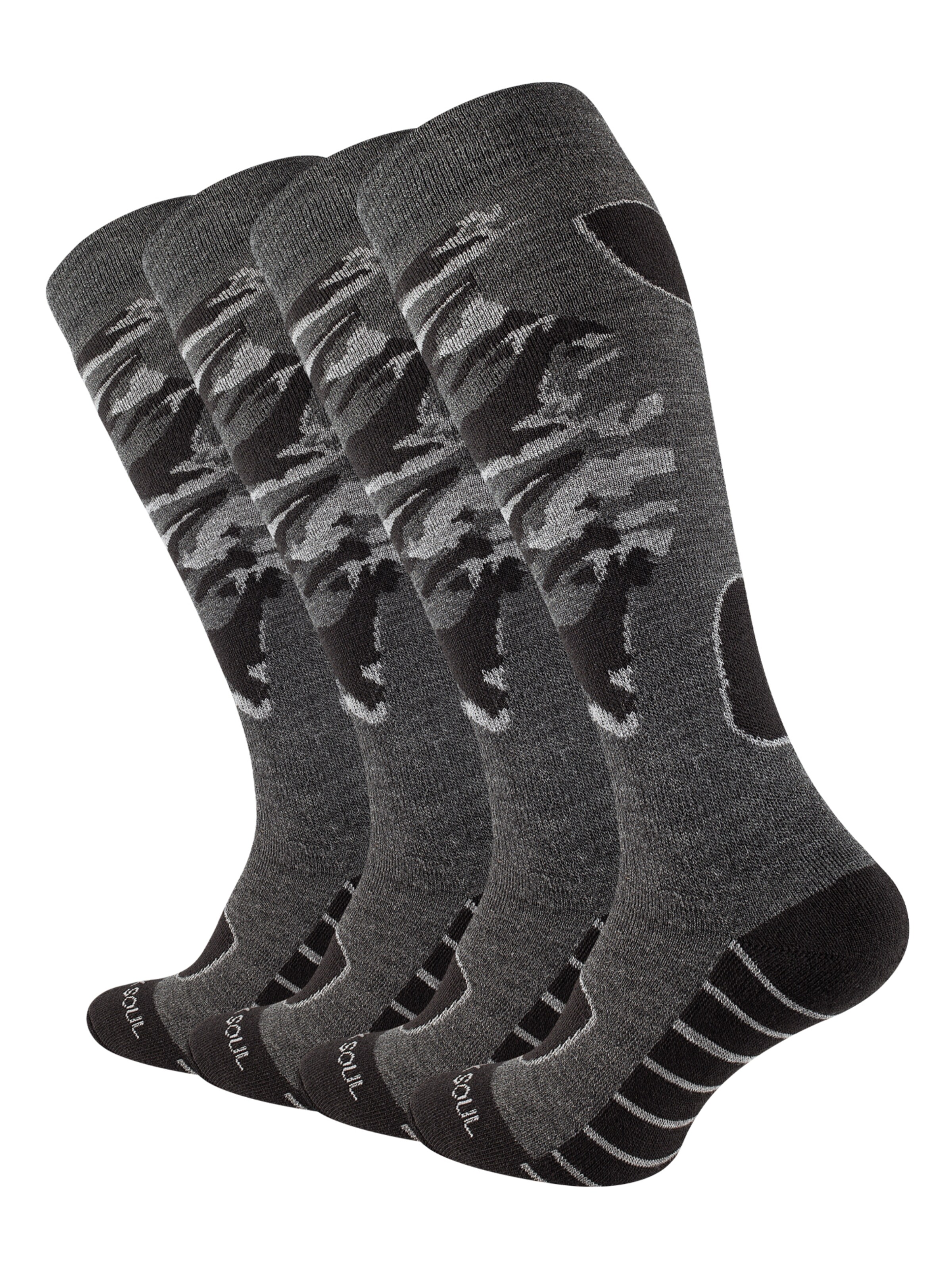 Stark Soul Sportsokken in Zwart: voorkant