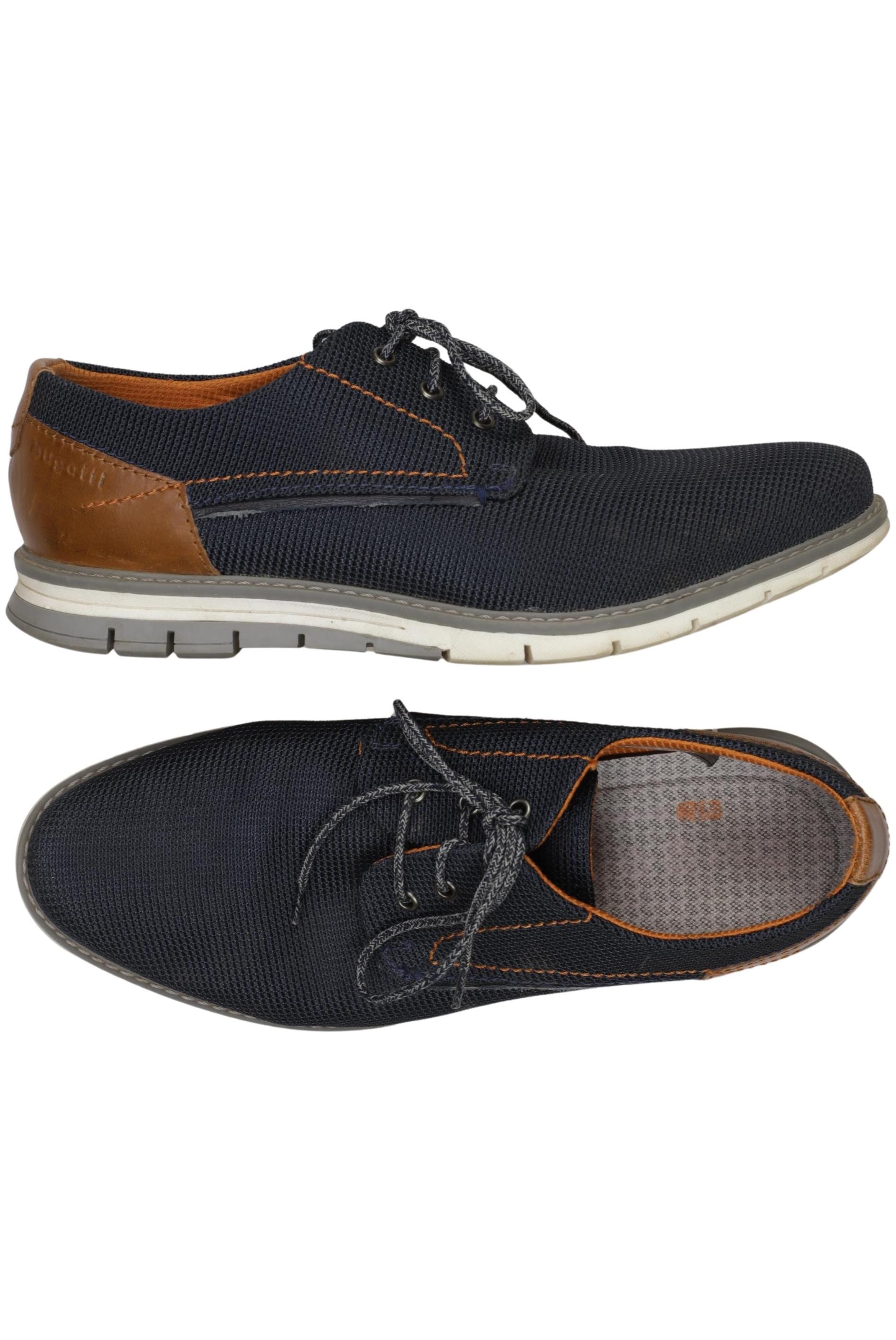 bugatti Halbschuh 43 in Blau: Vorderseite