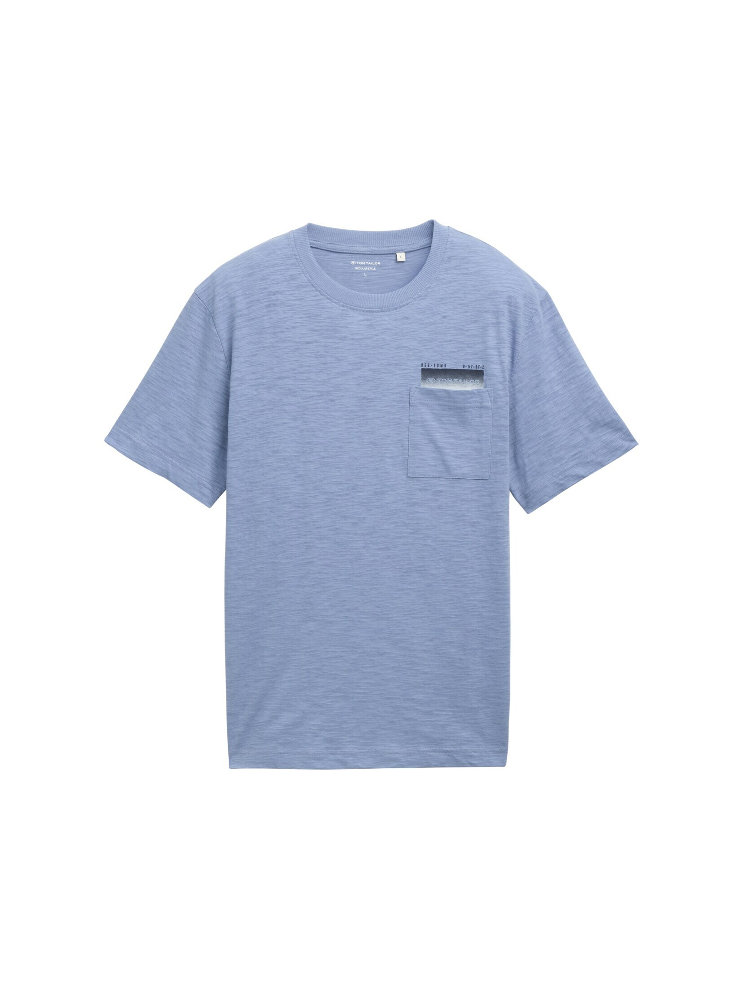 TOM TAILOR Shirt in Blauw: voorkant