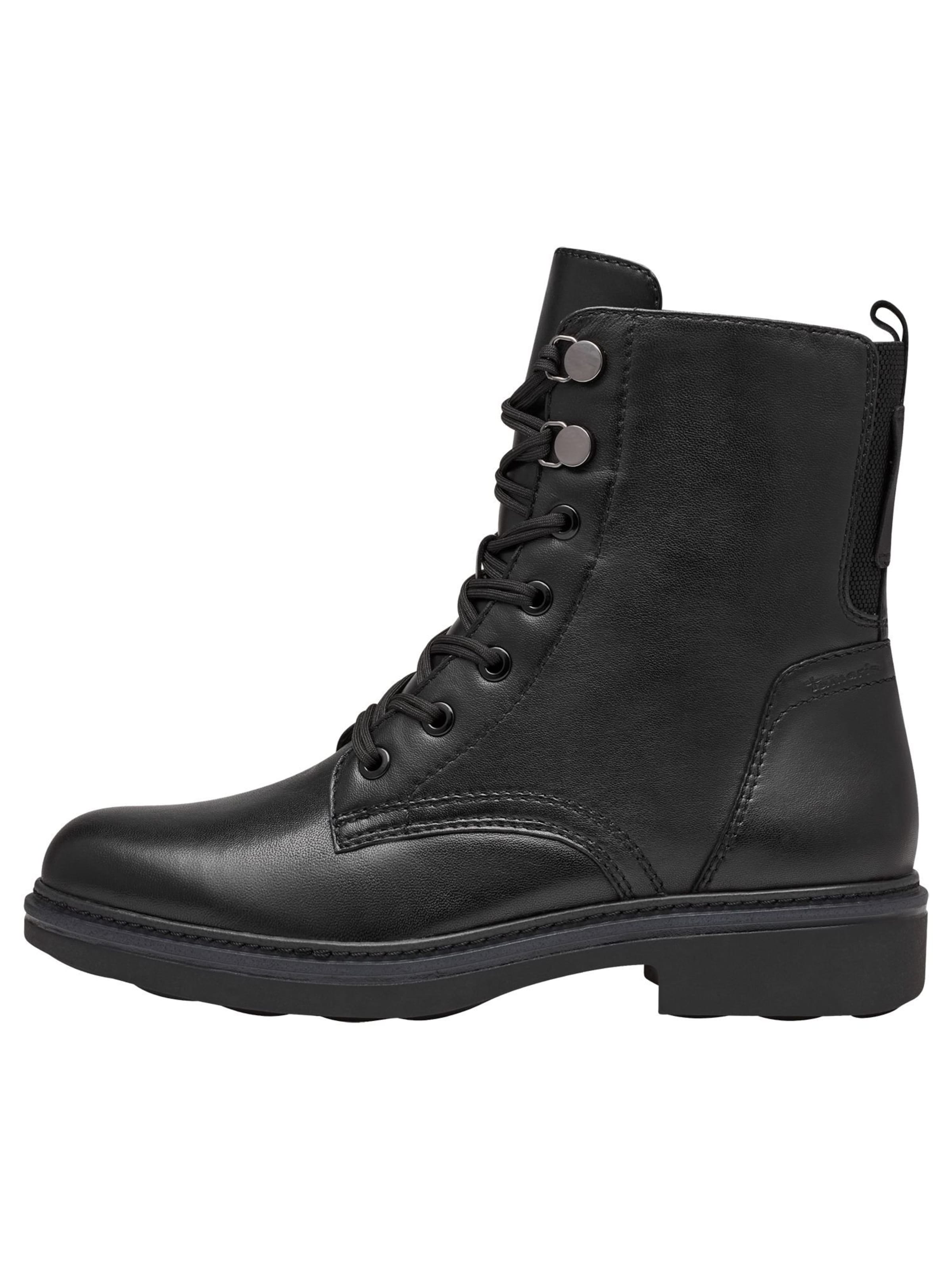 Bottines à lacets Tamaris en noir