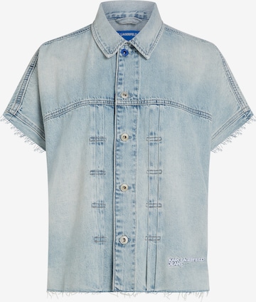 mėlyna KARL LAGERFELD JEANS Demisezoninė striukė: priekis