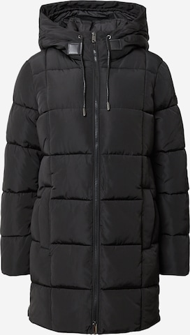 TOM TAILOR Zimní kabát – černá: přední strana