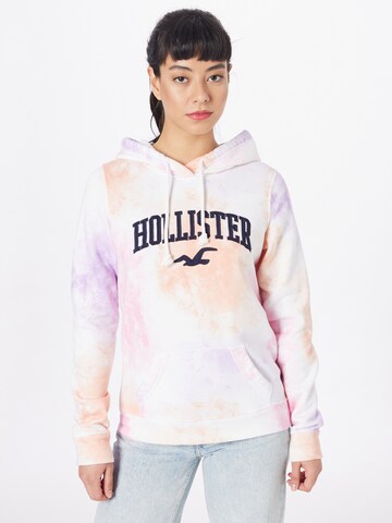 HOLLISTER Sweatshirt in White: front