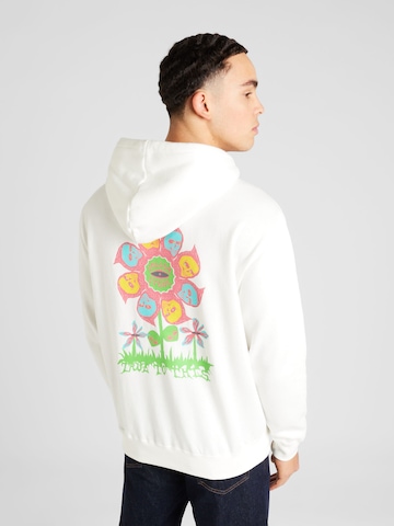 Volcom Sweatshirt 'EARTH TRIPPER' in White: front