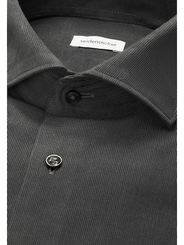SEIDENSTICKER Regular fit Button Up Shirt in Grey