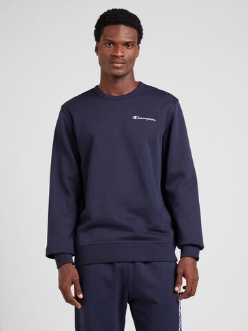 Sweat-shirt Champion Authentic Athletic Apparel en bleu : devant