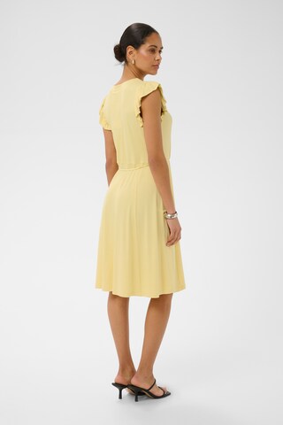 Robe 'KAbella' Kaffe en jaune