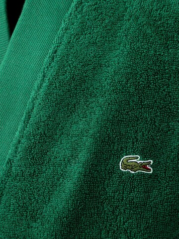 LACOSTE Long Bathrobe 'LDEFILE' in Green