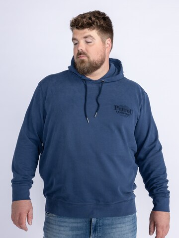 Petrol Industries Sweatshirt 'Aquatic' in Blau: Vorderseite
