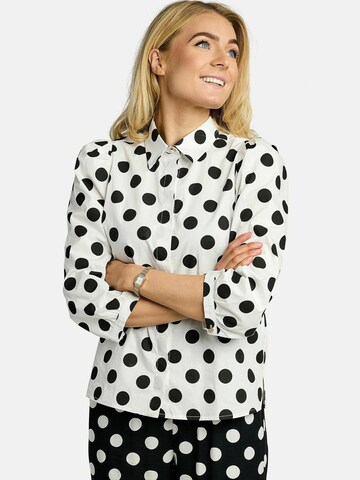 T-shirt ' FLORA ' Liberte Essentiel en blanc : devant