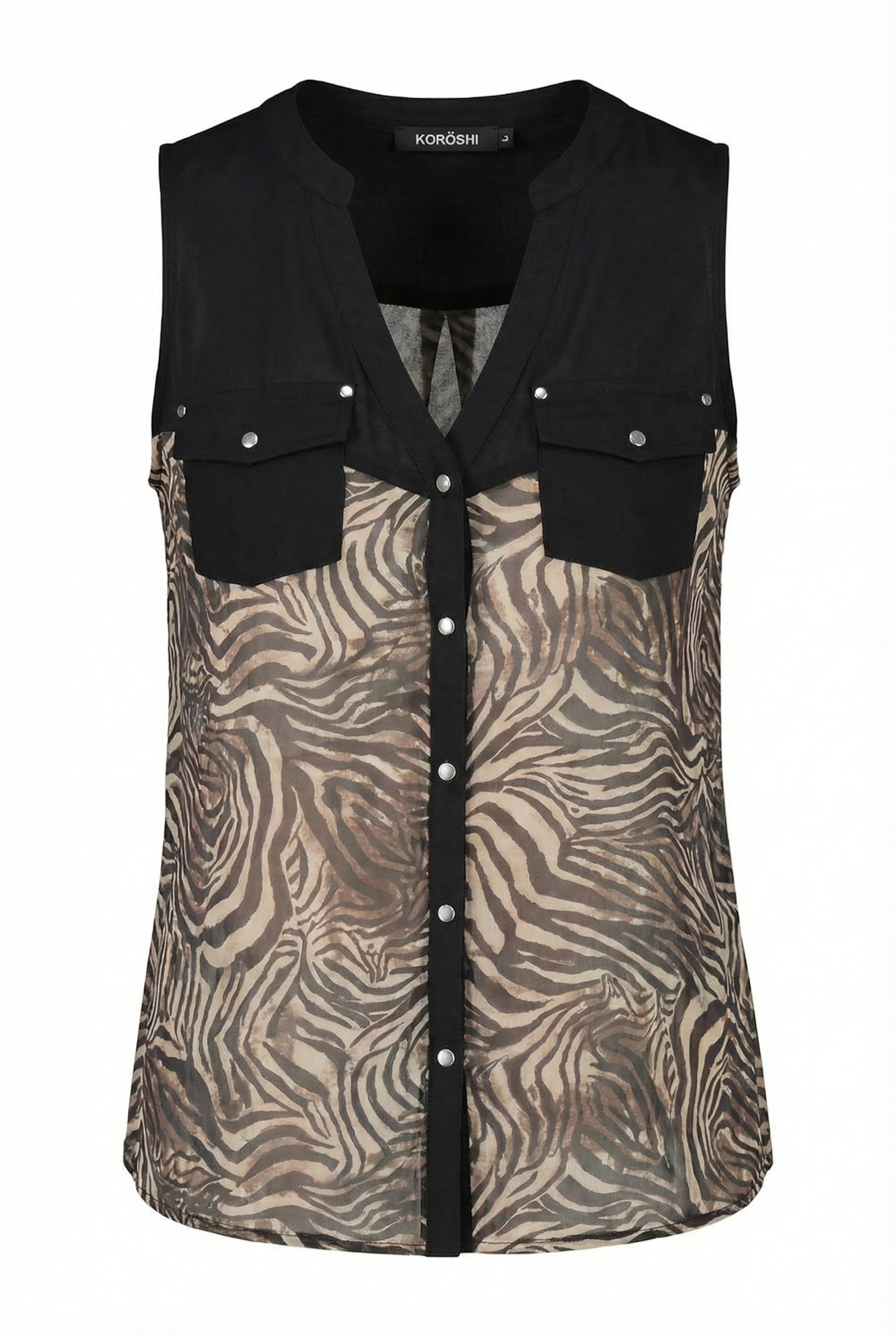 KOROSHI Pusero värissä valkoinen: etupuoli