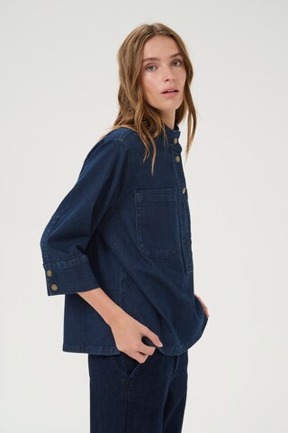 My Essential Wardrobe Bluse i blå
