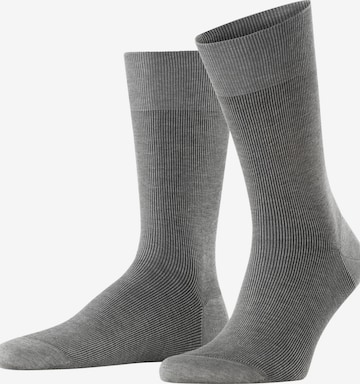 FALKE Socks 'Fine Shadow' in Grey: front