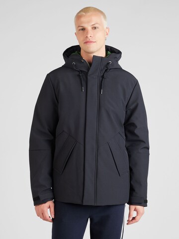 BLEND Winter Jacket in Black: front